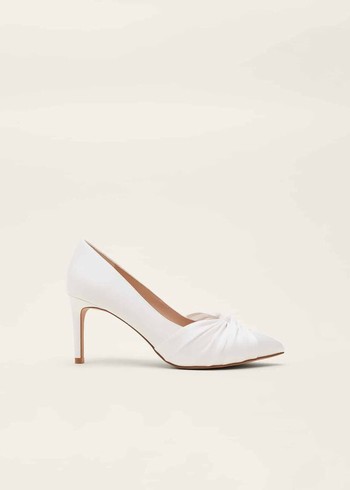 Phase Eight Kendal Court Heels White Australia | FK1046259